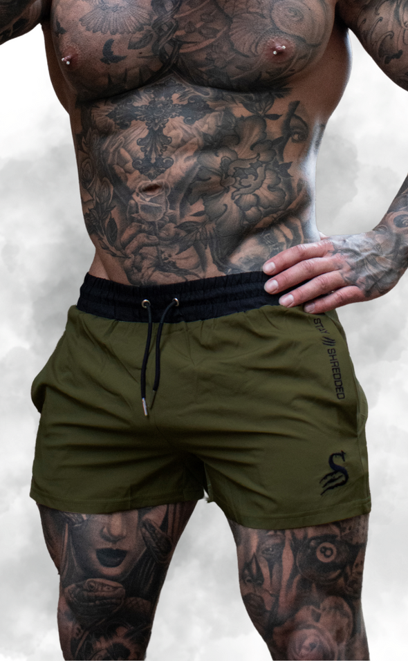 Quads of the Gods - Lift Shorts - Dark Army Green