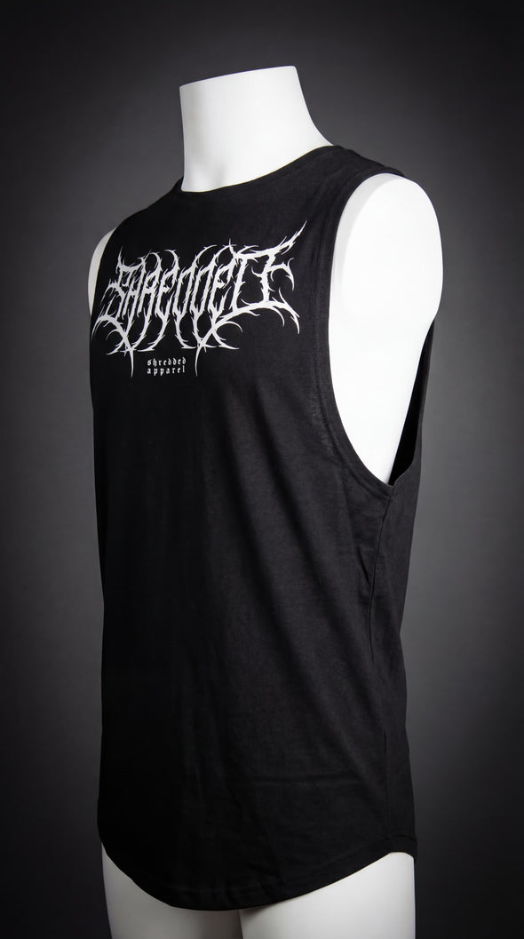 Metal - Delt Muscle Tanktop - Black/White