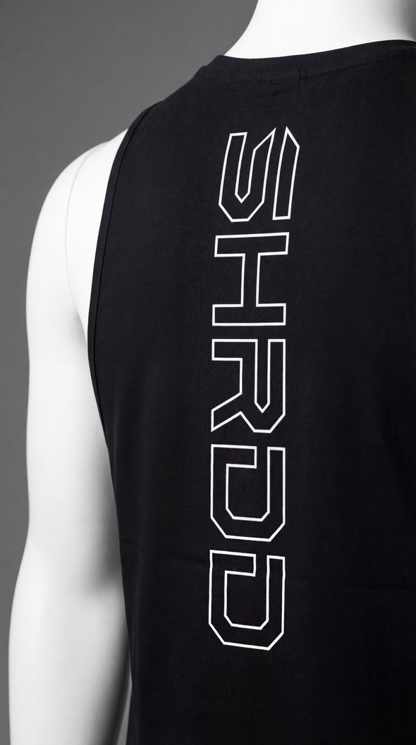 SHRDD Hollow - Delt Muscle Tanktop - Black/White