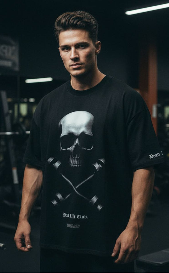 Dead lift Club - unisex Pump cover - Oversized Gym T-shirt