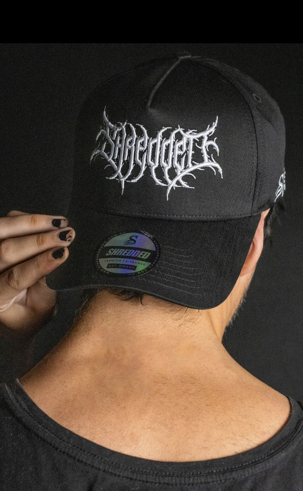 Metal - Premium A-Frame Cap - Black / White