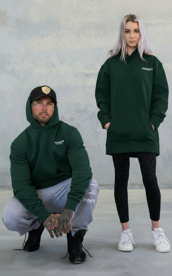 AESTHETICS. - Premium Hoodie - UniSex - Pine Green