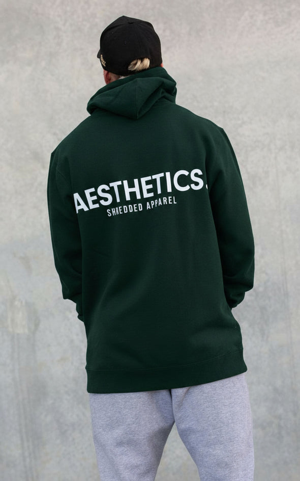 AESTHETICS. - Premium Hoodie - UniSex - Pine Green