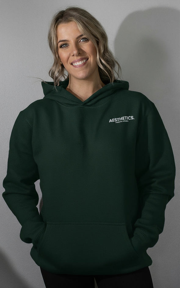 AESTHETICS. - Premium Hoodie - UniSex - Pine Green