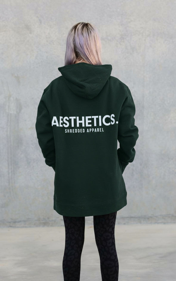 AESTHETICS. - Premium Hoodie - UniSex - Pine Green