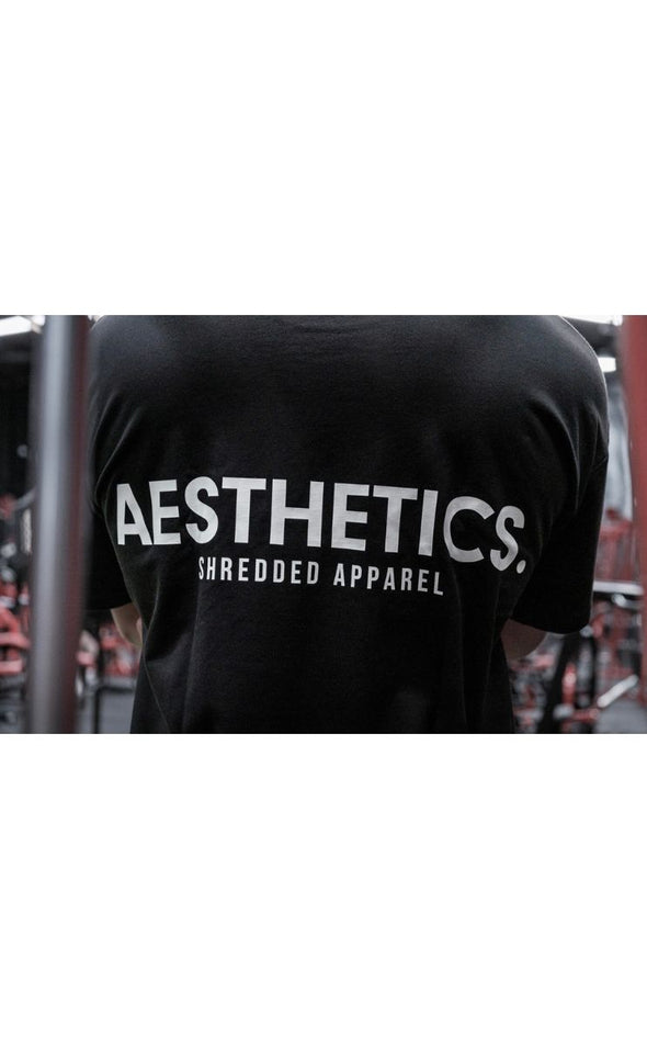 AESTHETICS. - Pump cover - Oversized Gym T-shirt  - Black