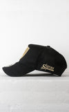 Premium Crest A-Frame Cap - Stealth - Black / Gold - Stay Shredded
