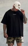 AESTHETICS. - Pump cover - Oversized Gym T-shirt  - Black - Stay Shredded