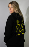 Baller - Premium Fleece Hoodie - UniSex - Black/Yellow - Stay Shredded