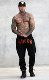 Shrdd Track Pant - Unisex - Black / Red - Stay Shredded