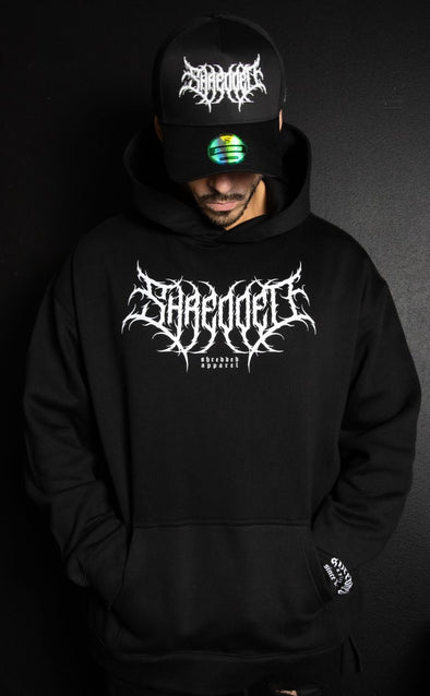 Metal - Premium Hoodie - UniSex - Black/White