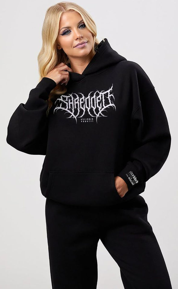 Metal - Premium Hoodie - UniSex - Black/White