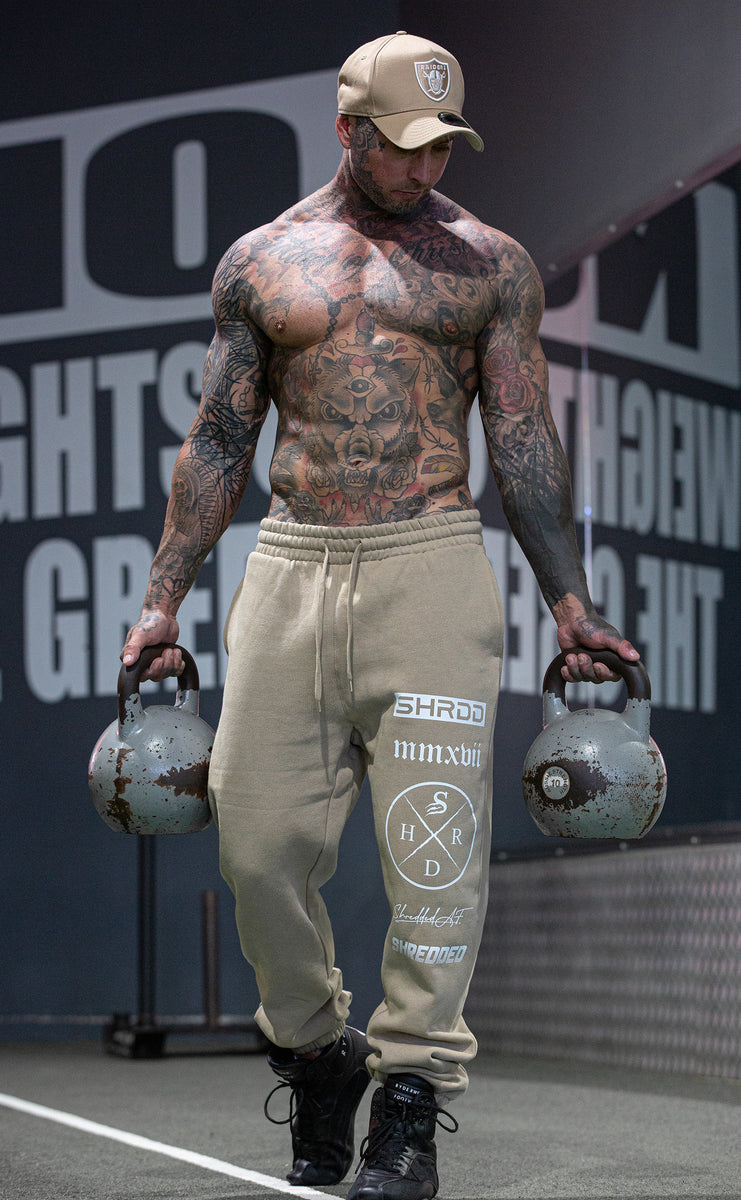 Stacked Track Pant — 350gsm Heavy Fleece Gym Track Pants | Stay Shredded