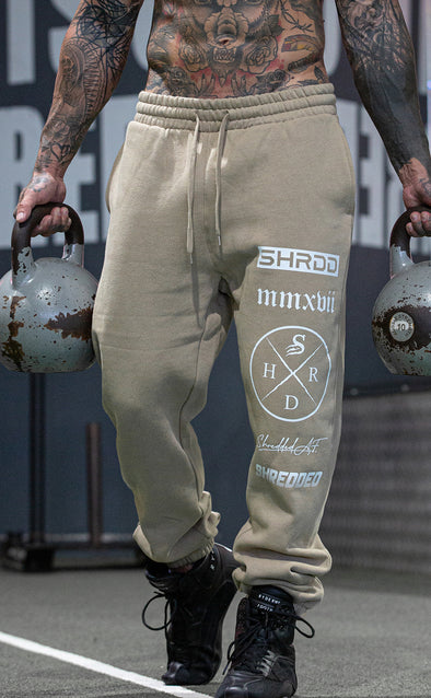Stacked Track Pant - Unisex - Sand - Stay Shredded