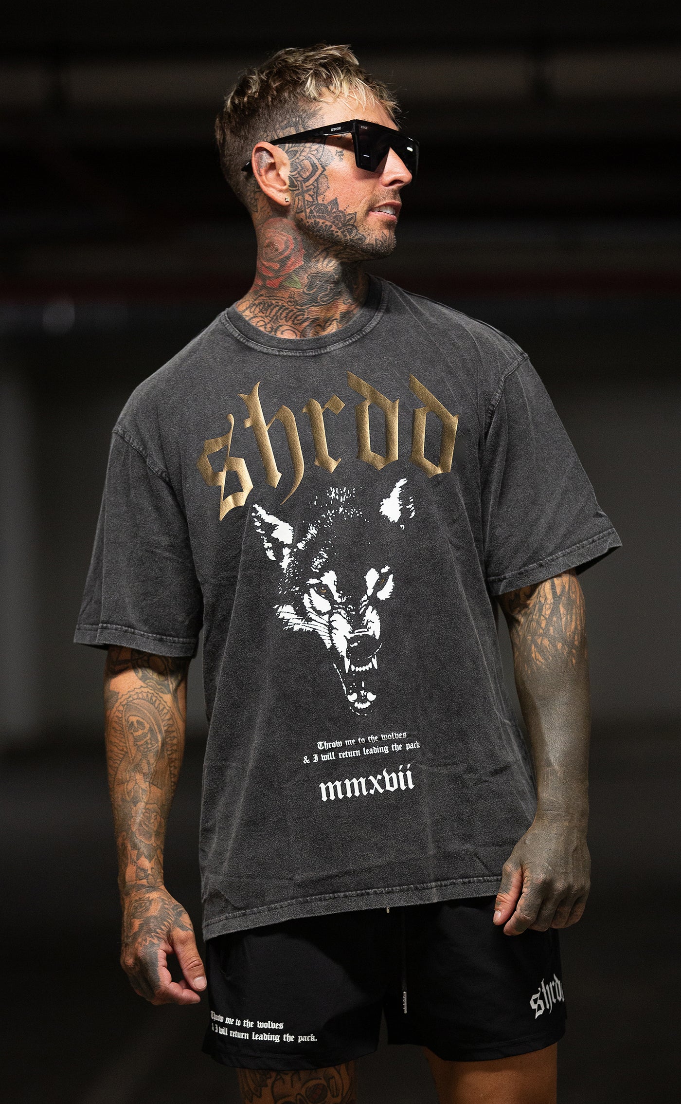 Wolves Ropa Gym Wolves Oversized Gym T-Shirt | Men's workout Training Bodybuilding ...