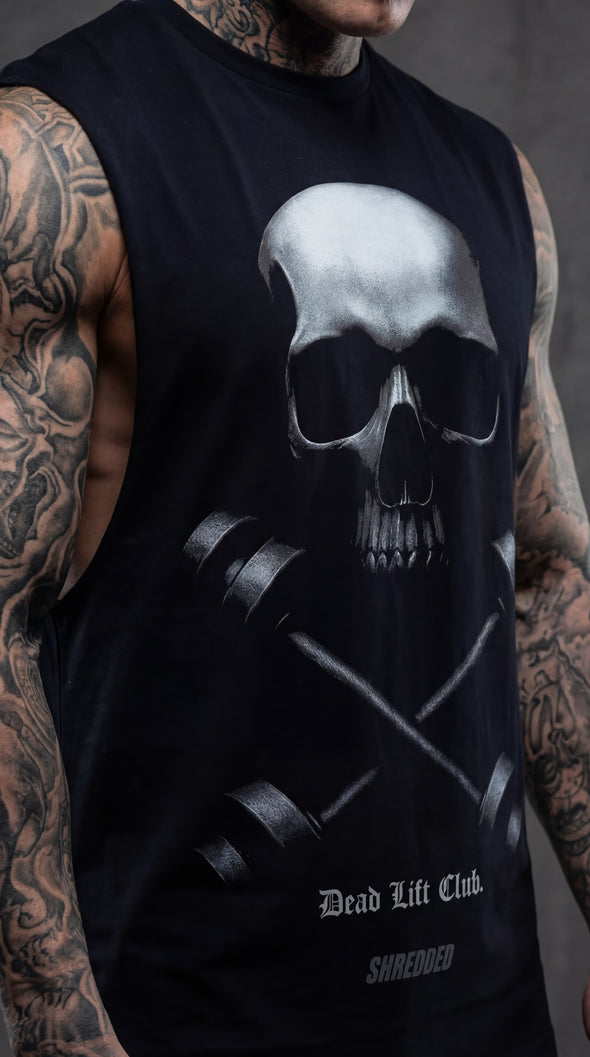 Deadlift Club Oversized Tank | Men's Gym Singlet Australia | Premium Muscle Tank