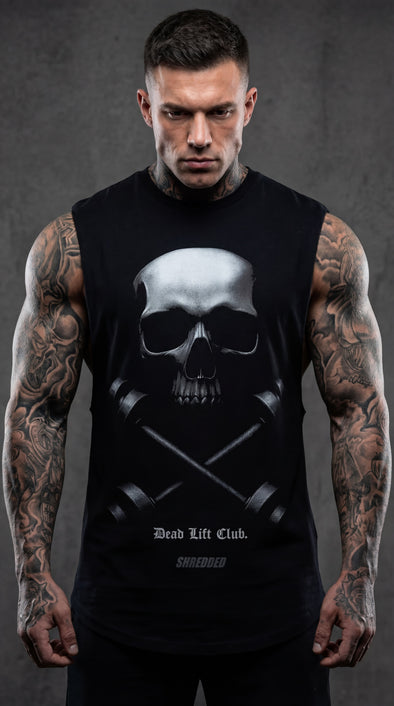Deadlift Club Oversized Tank | Men's Gym Singlet Australia | Premium Muscle Tank