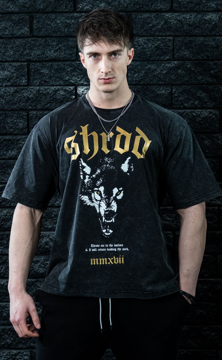Wolves Ropa Gym Wolves Oversized Gym T-Shirt | Men's workout Training Bodybuilding ...