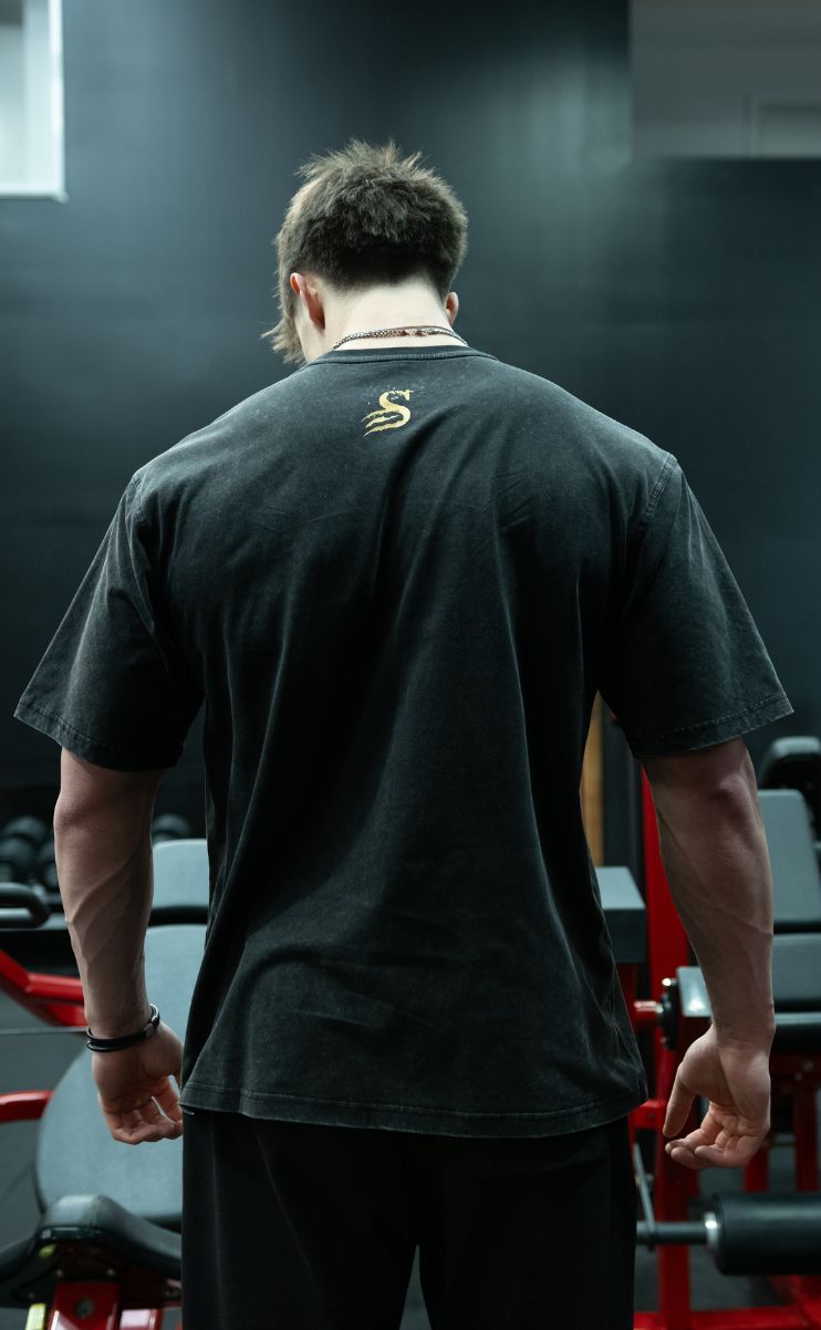 Wolves Ropa Gym Wolves Oversized Gym T-Shirt | Men's workout Training Bodybuilding ...