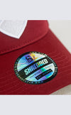 Premium Crest A-Frame Cap 2.0 - Red - Stay Shredded