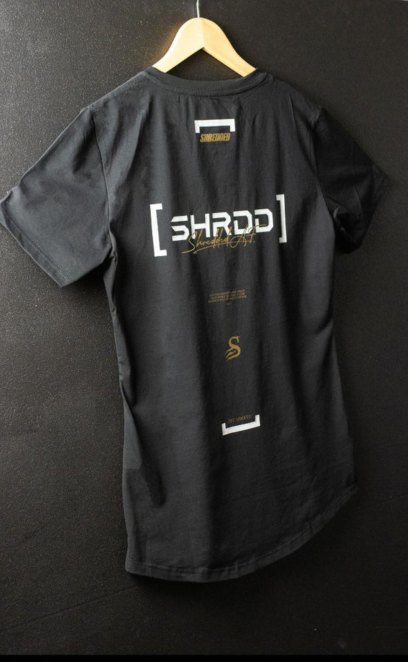 Transcendence Muscle T-shirt - Black / Gold - Stay Shredded