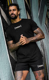 Transcendence Muscle T-shirt - Black / Gold - Stay Shredded
